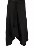 Alchemy drop-crotch shorts - Black