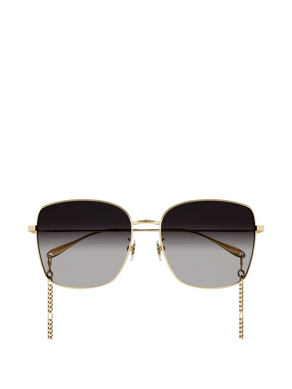 Gucci Eyewear oversized-frame gradient sunglasses - Gold