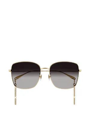 Gucci Eyewear ダブルブリッジ ラウンドサングラス 通販 - FARFETCH