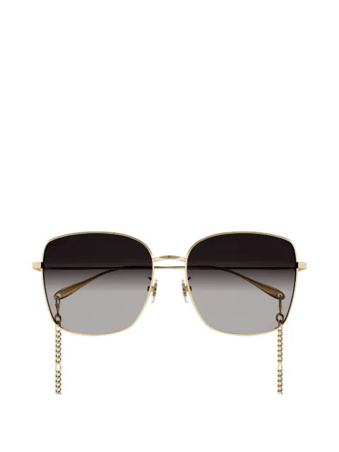 Gucci Eyewear Óculos de sol oversized degradê