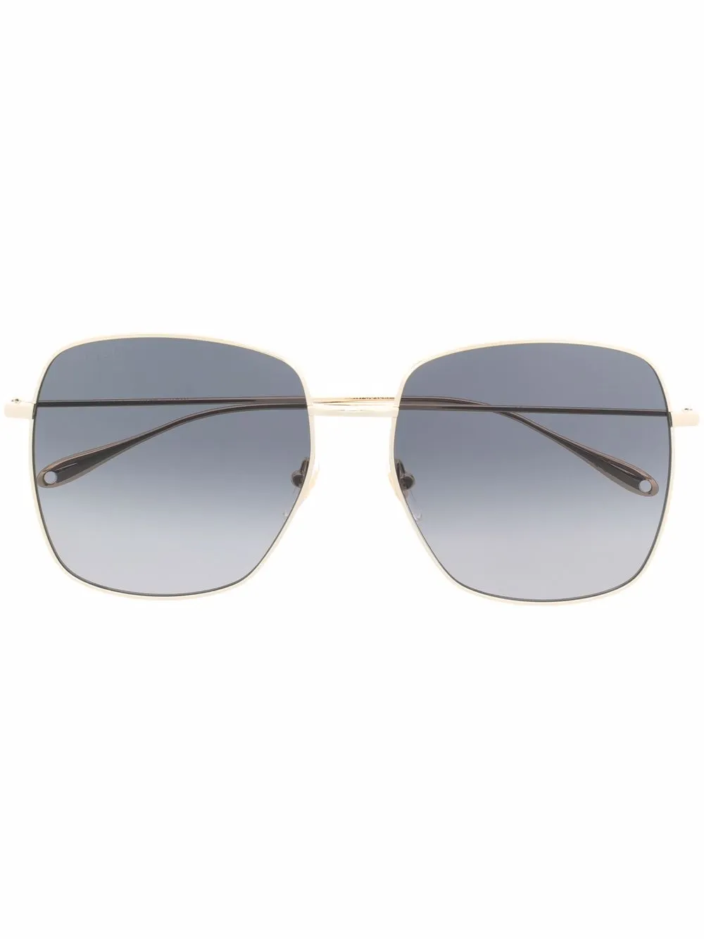 

Gucci Eyewear oversized-frame gradient sunglasses - Gold