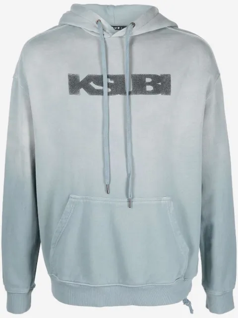 Ksubi logo-print cotton hoodie