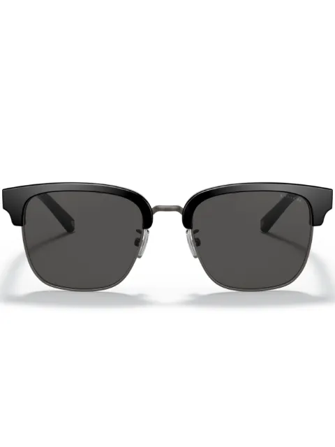 Coach logo-plaque sunglasses 