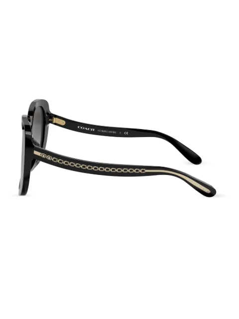 Coach gradient-lenses square-frame sunglasses HC8323U50028G - 2
