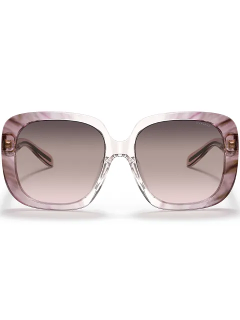 Coach ombré square-frame sunglasses HC8323U5656U8 - 0