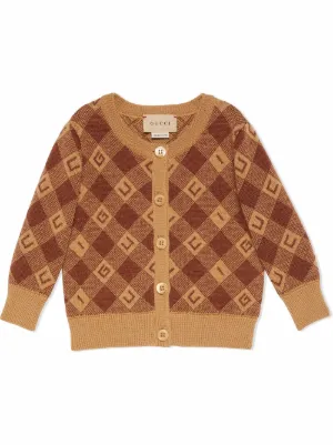 children's gg wool cardigan