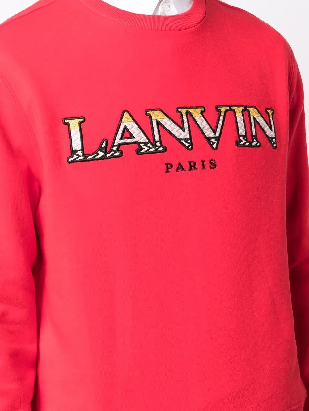 фото Lanvin толстовка с вышитым логотипом