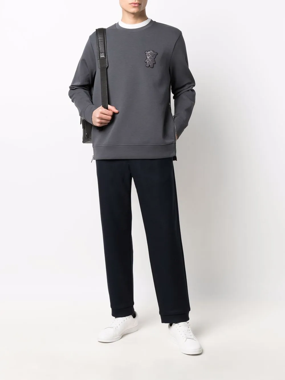 фото Emporio armani толстовка с нашивкой-логотипом