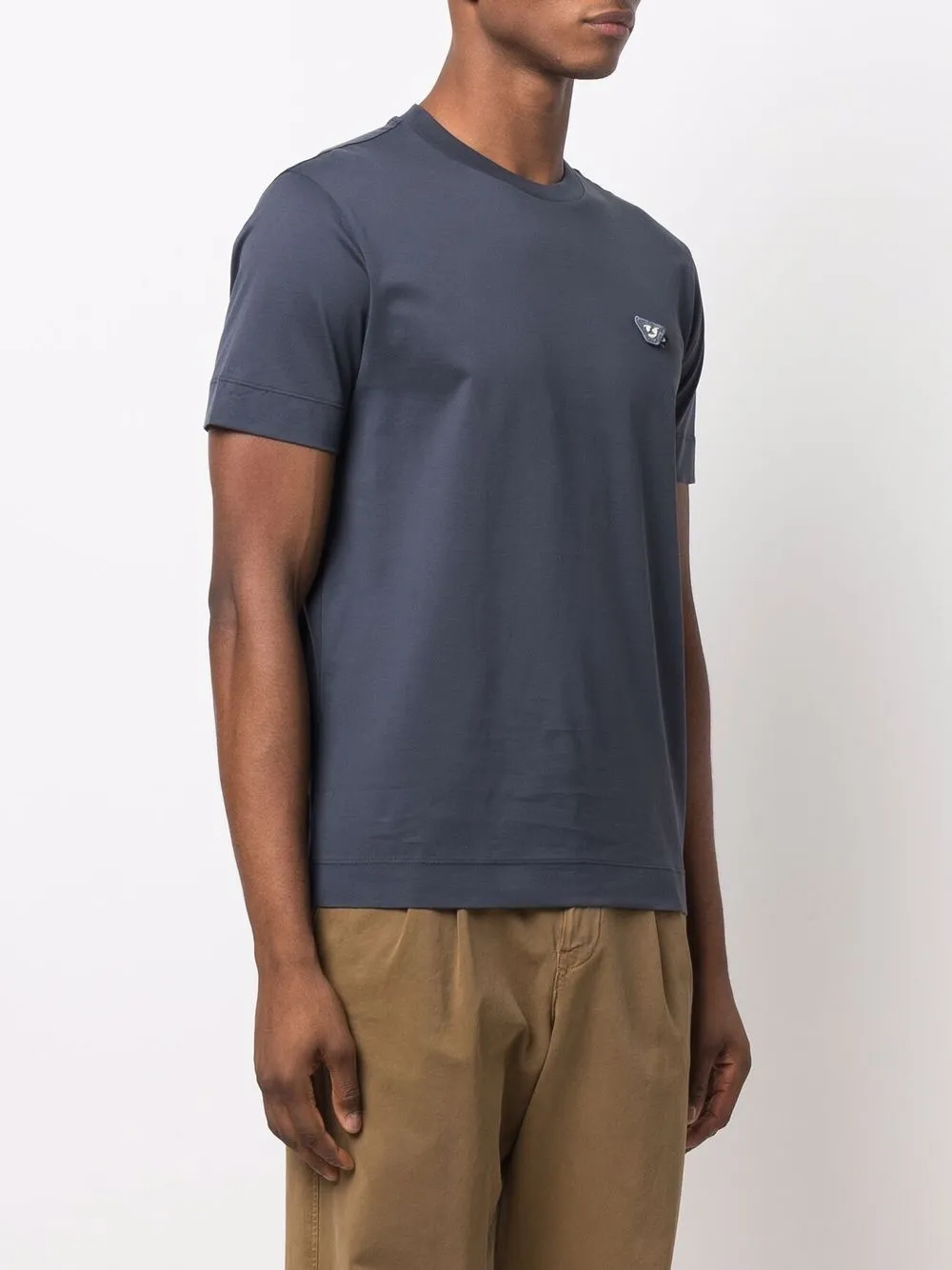 фото Emporio armani футболка с нашивкой-логотипом