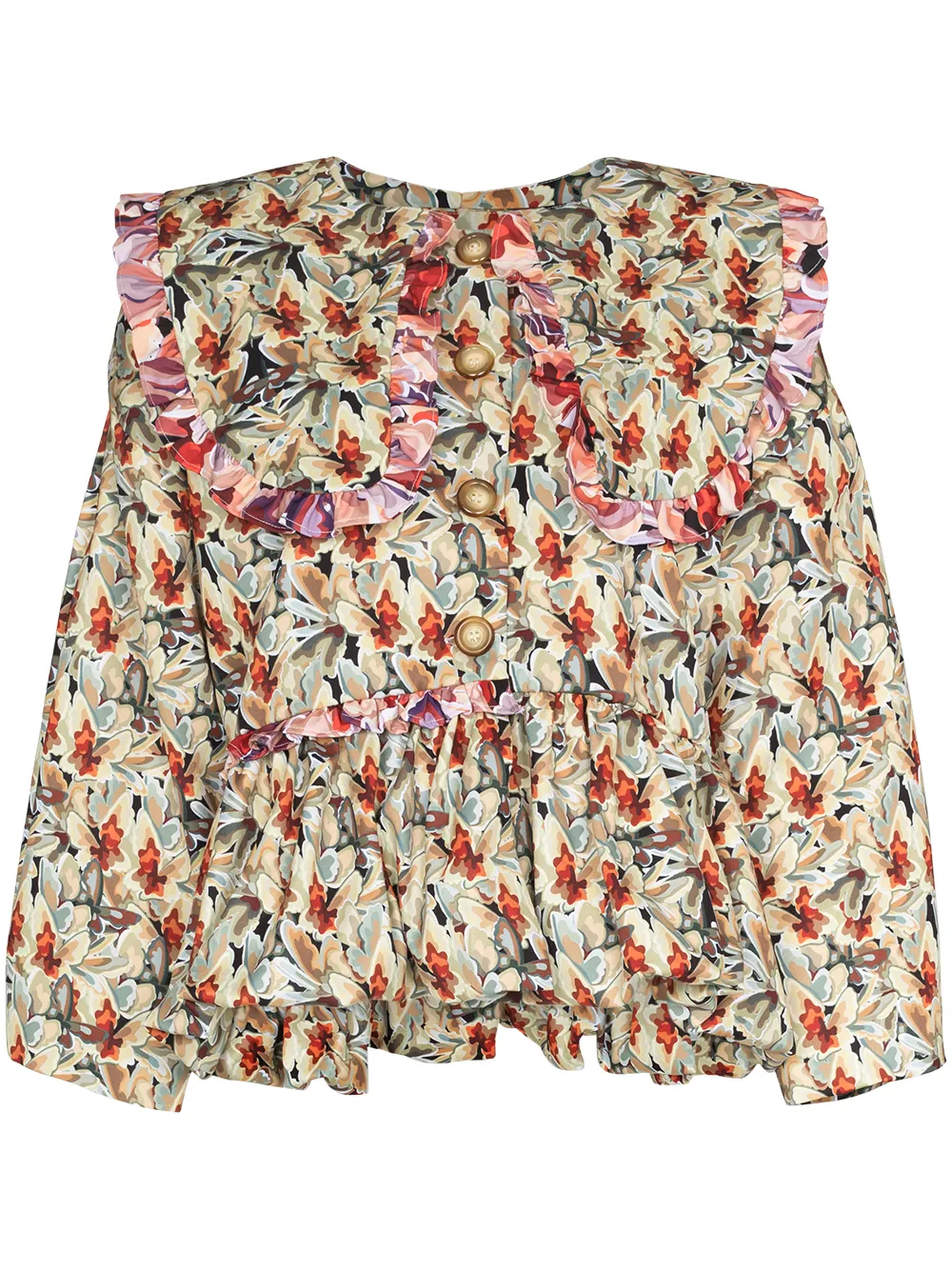 Kika Vargas жакет Carmen с цветочным принтом