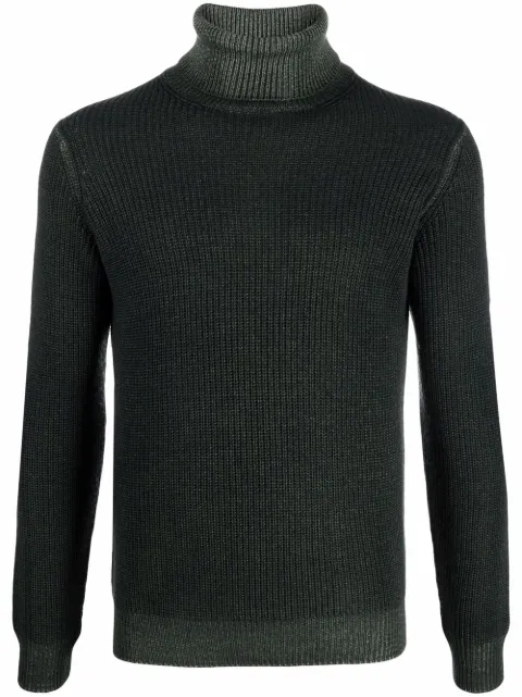 Dell'oglio merino roll neck jumper