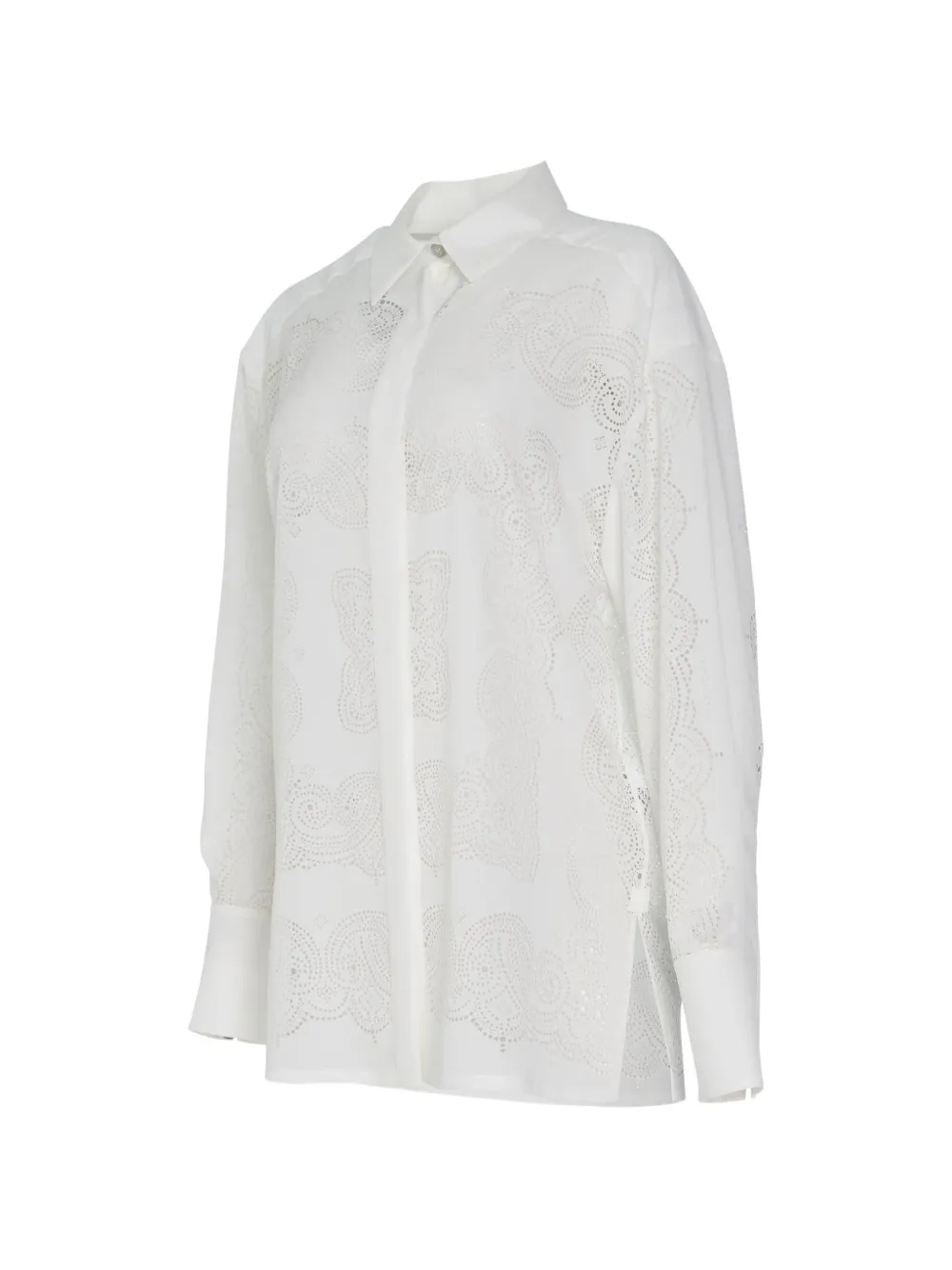  Givenchy Hemd Mit Muster   Weiß 