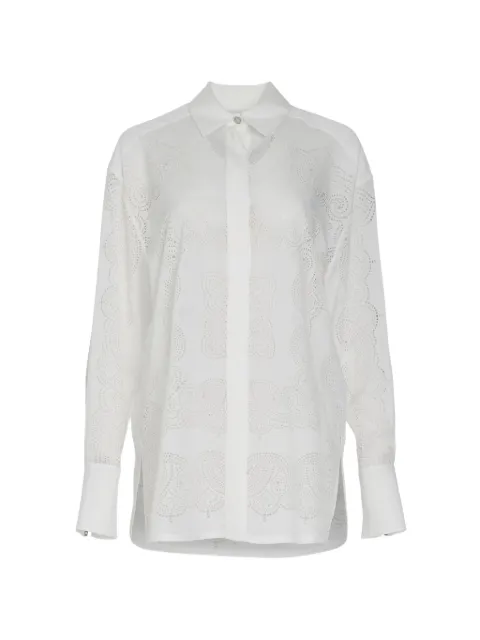 Givenchy perforated-pattern shirt