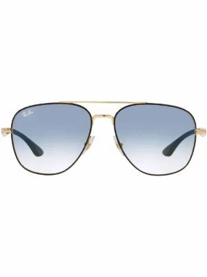 Metal frame outlet aviator sunglasses