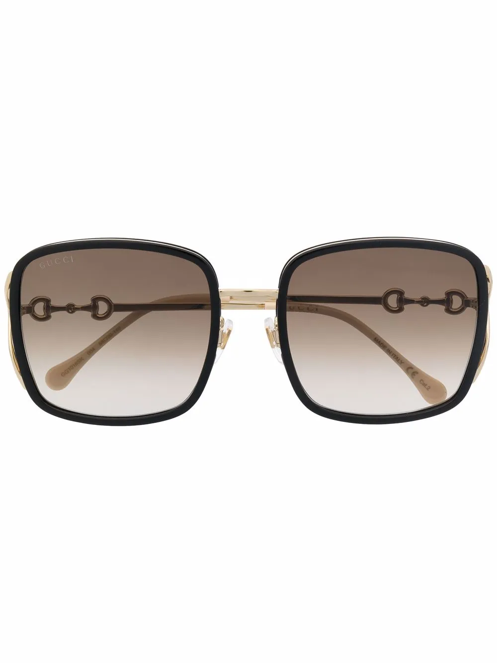 

Gucci Eyewear lentes de sol con armazón oversize - Negro