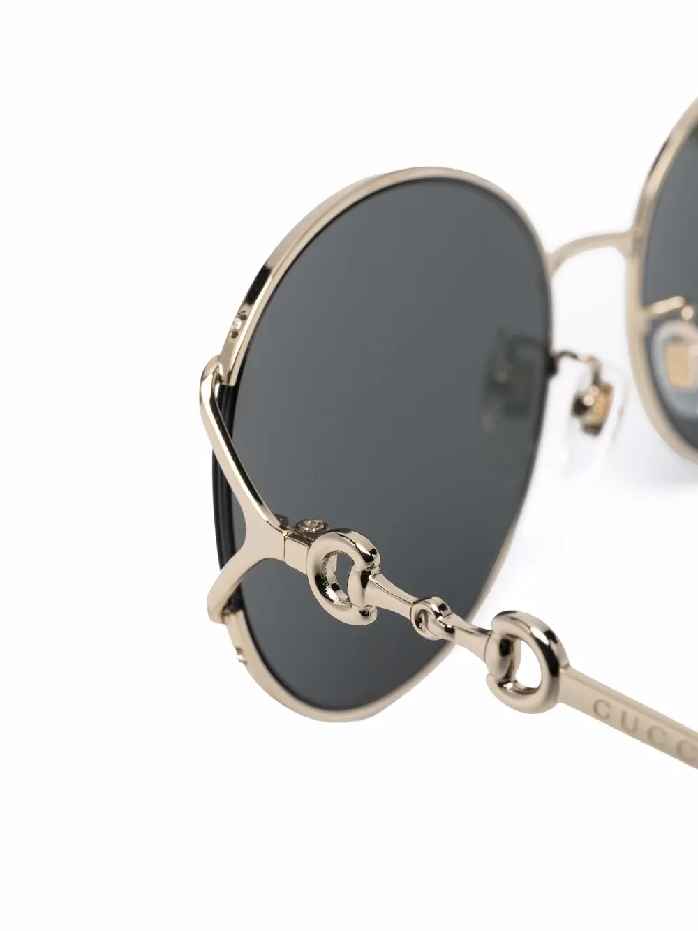 фото Gucci eyewear солнцезащитные очки в круглой оправе