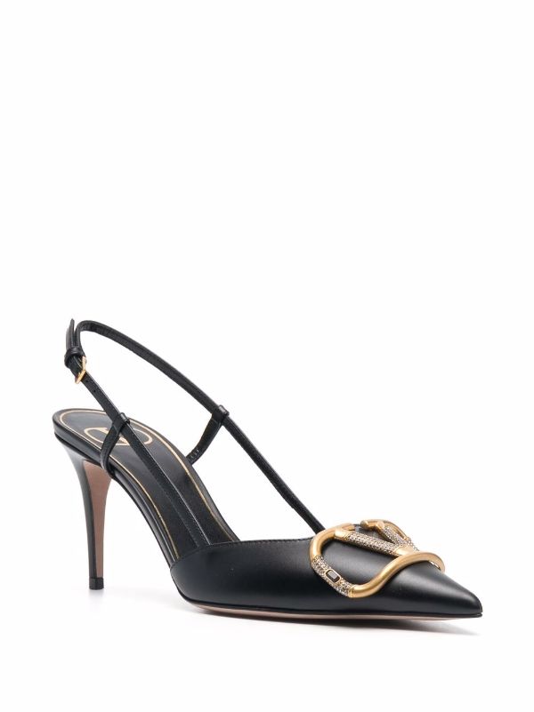 womens black valentinos