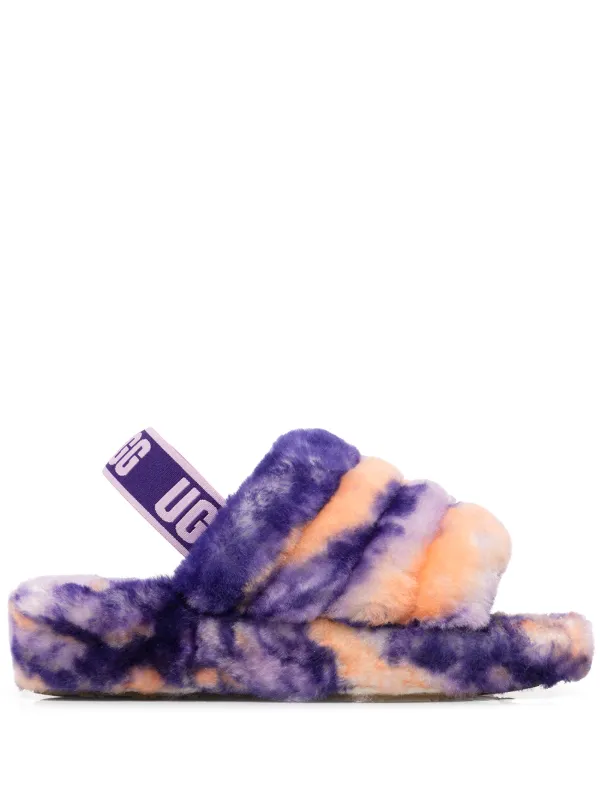 UGG Fluff Yeah Shearling Slides Purple FARFETCH VN