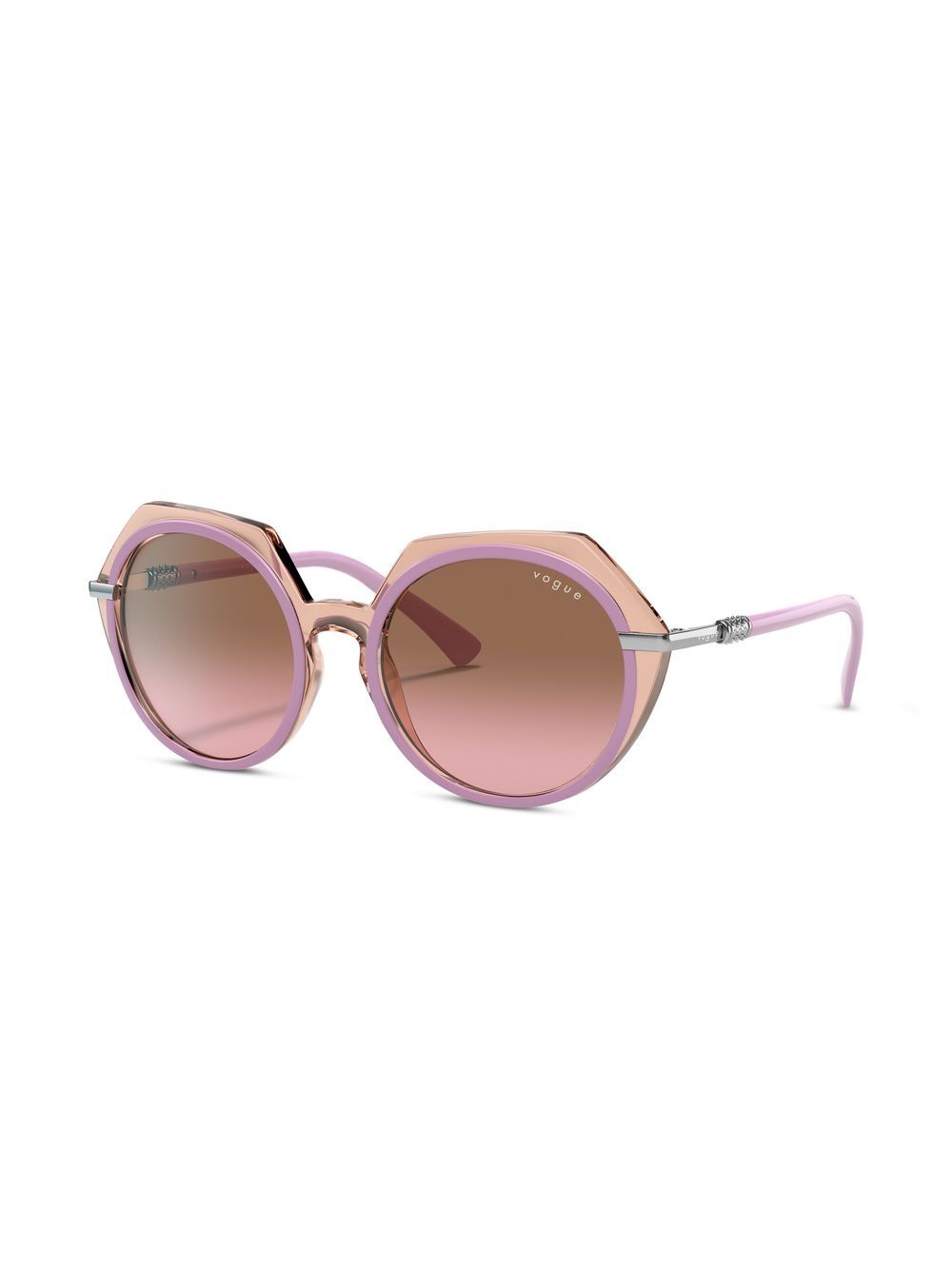 Vogue Eyewear Zonnebril met geometrisch montuur - Roze