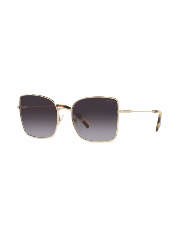 Miu miu best sale hexagonal sunglasses