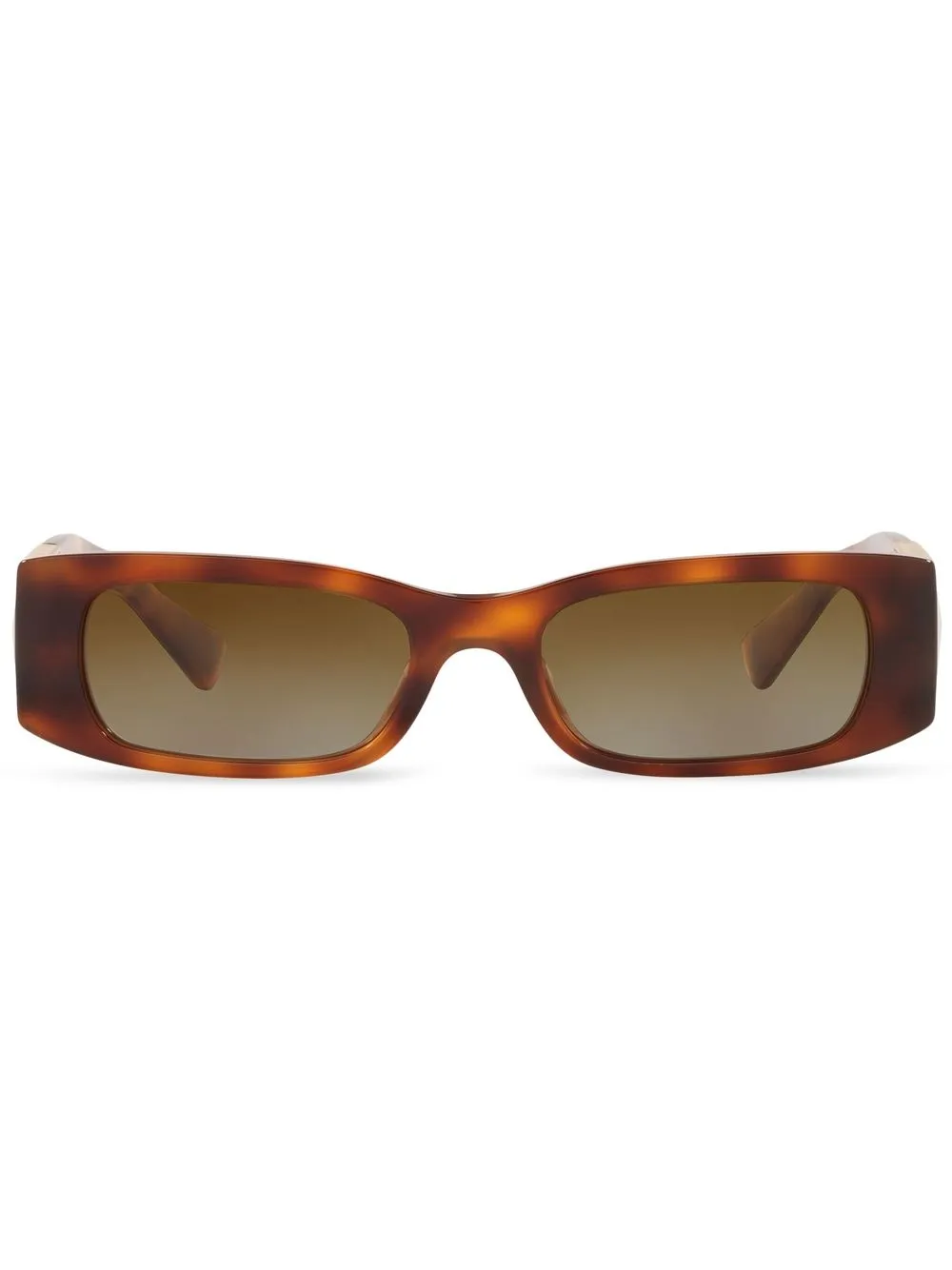 

Valentino Eyewear lentes de sol Roman Stud con armazón rectangular - Marrón