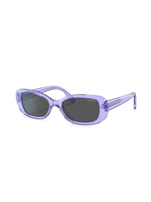 Vogue sales rectangular sunglasses