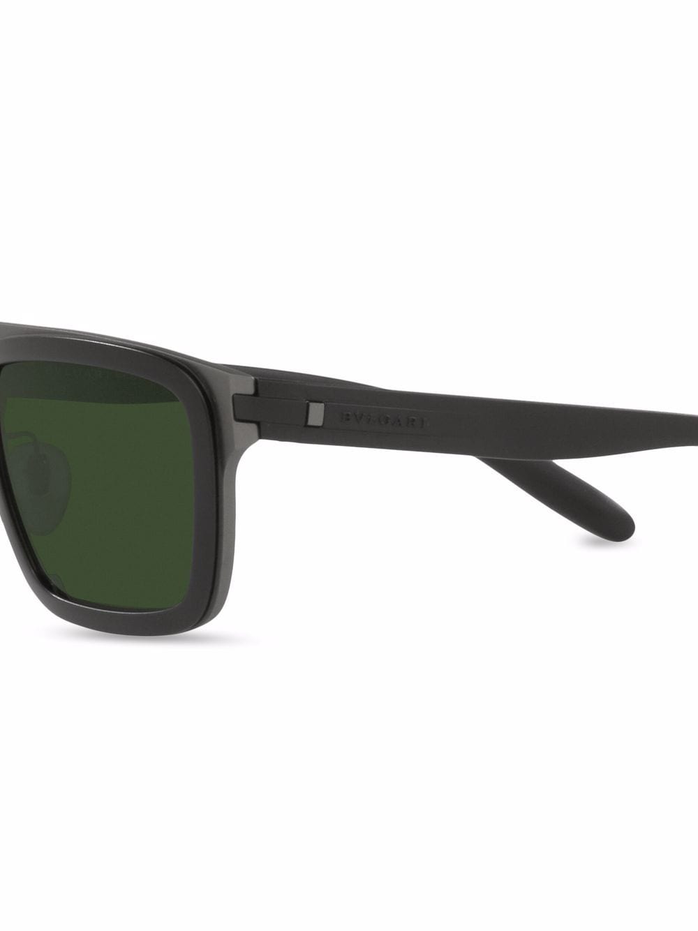 Shop Bvlgari Bv5057 Rectangle-frame Sunglasses In Black