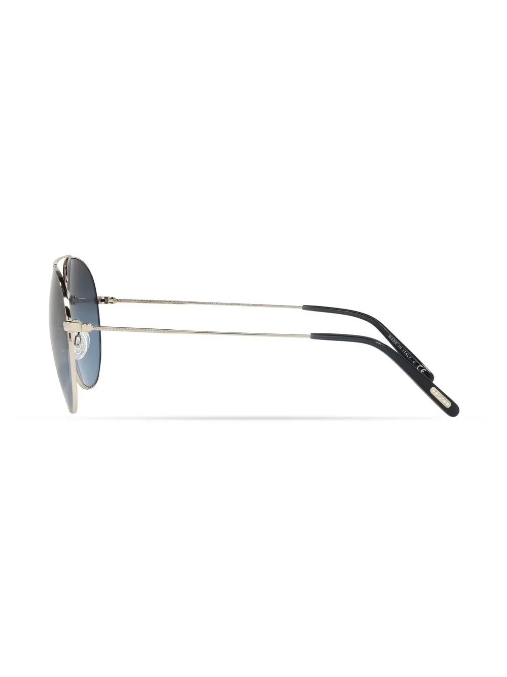 Oliver Peoples Zonnebril met piloten montuur Goud
