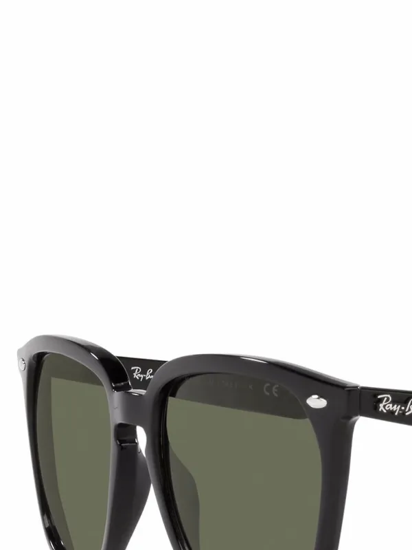 Ray-Ban スクエアフレーム サングラス | ブラック | FARFETCH JP