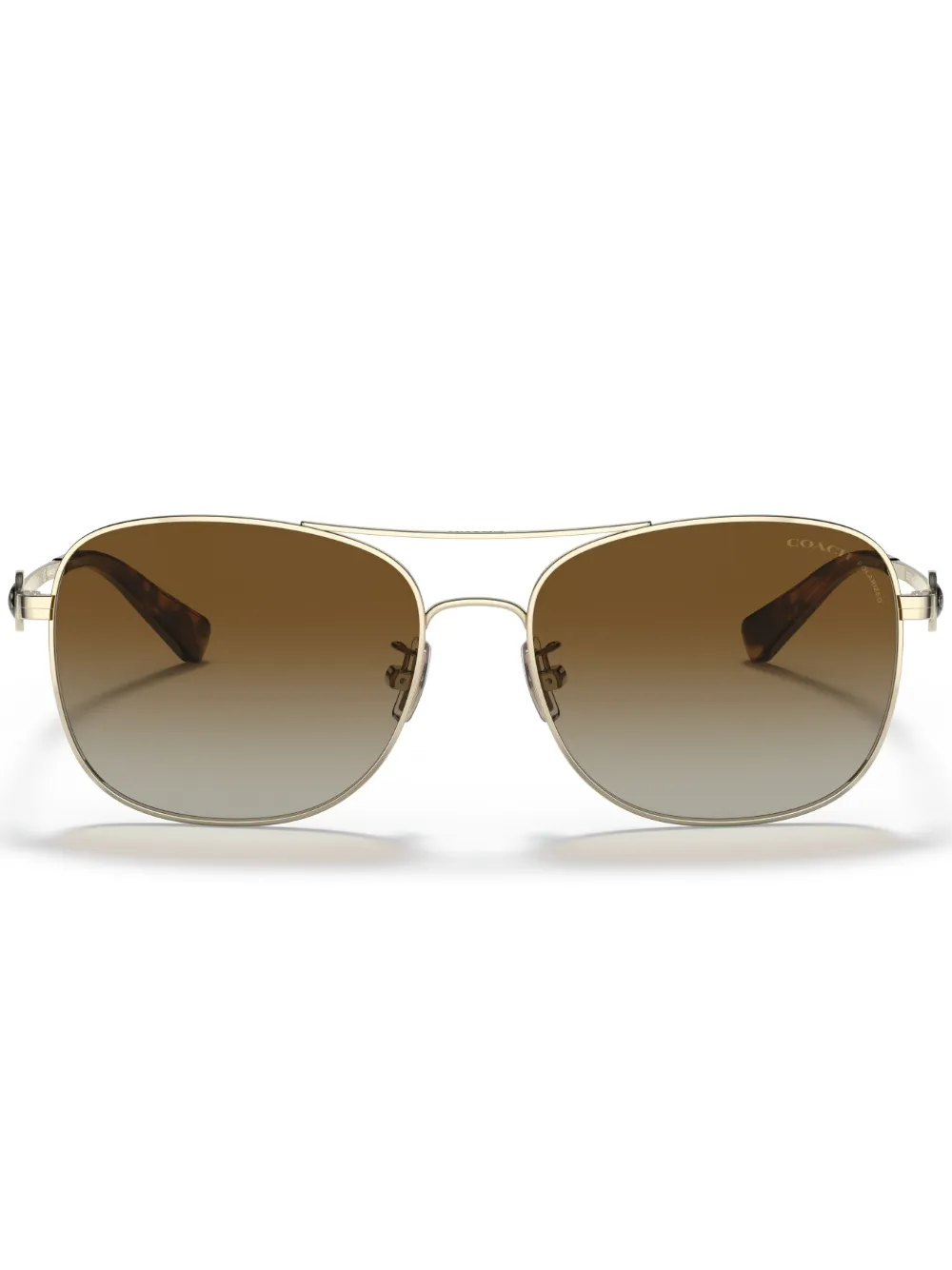 appliqué rectangle-frame sunglasses