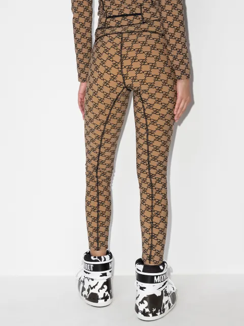 Fendi Karligraphy logo-print Leggings 