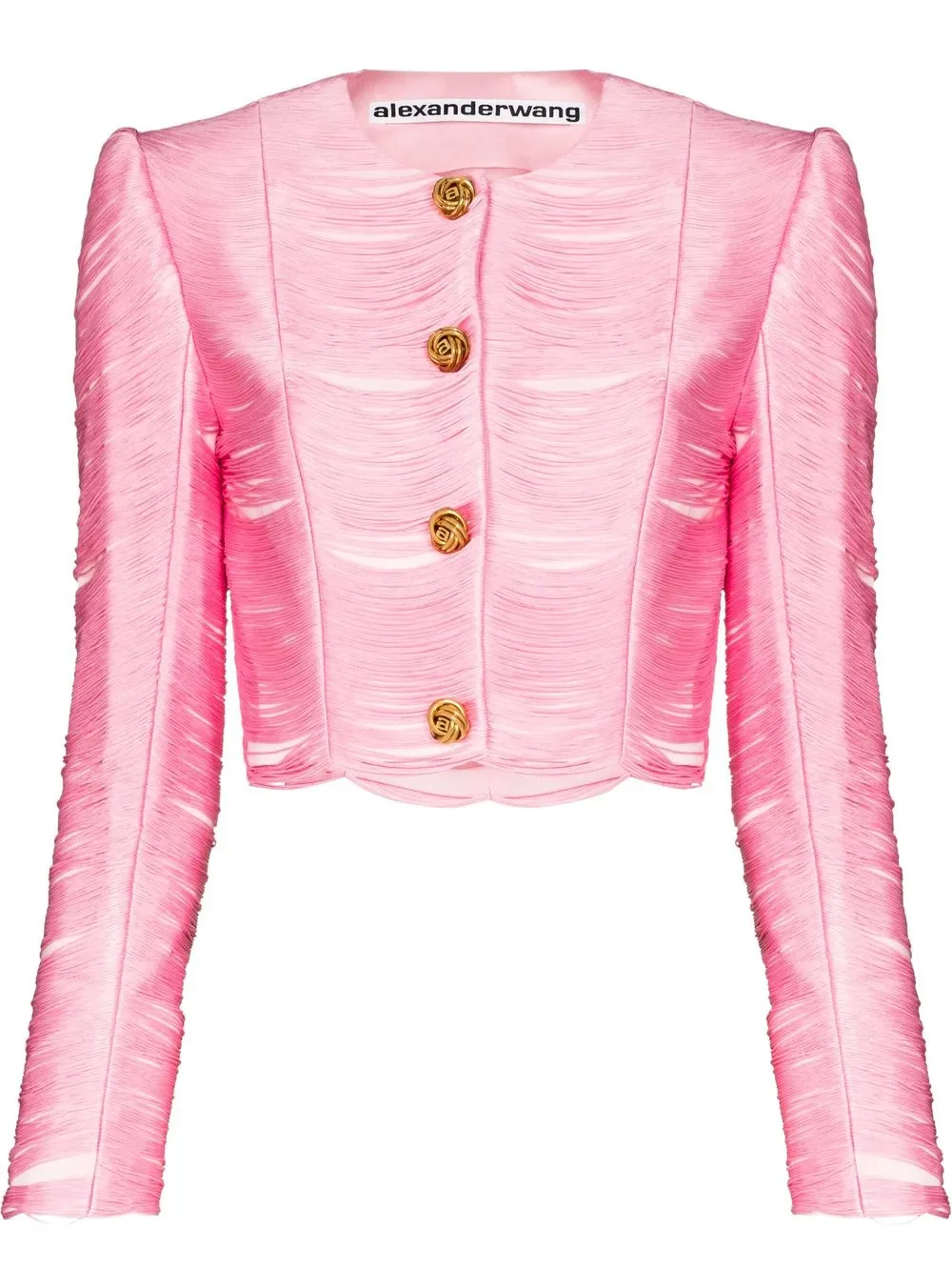 Alexander wang store pink denim jacket