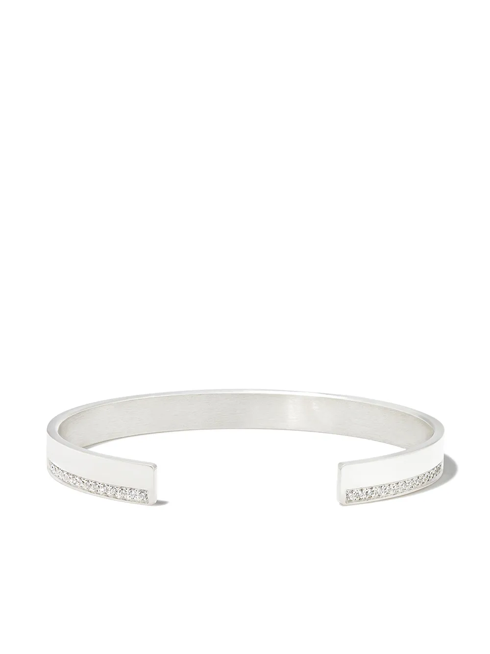  Le Gramme 20g Open Back Bangle - Silver 