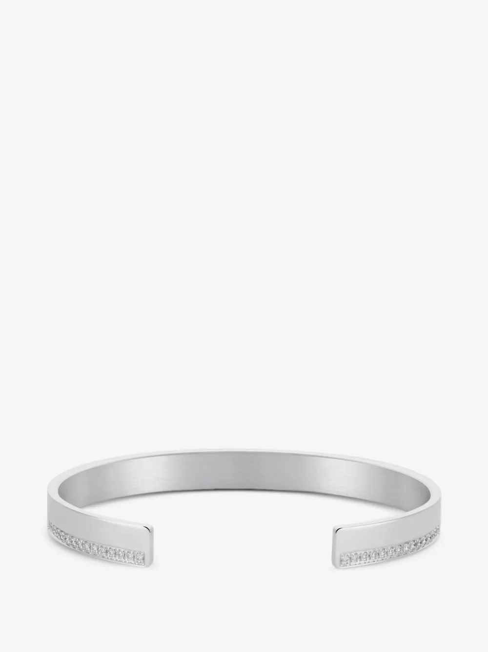 Le Gramme Ribbon open bangle | Silver | Image 1