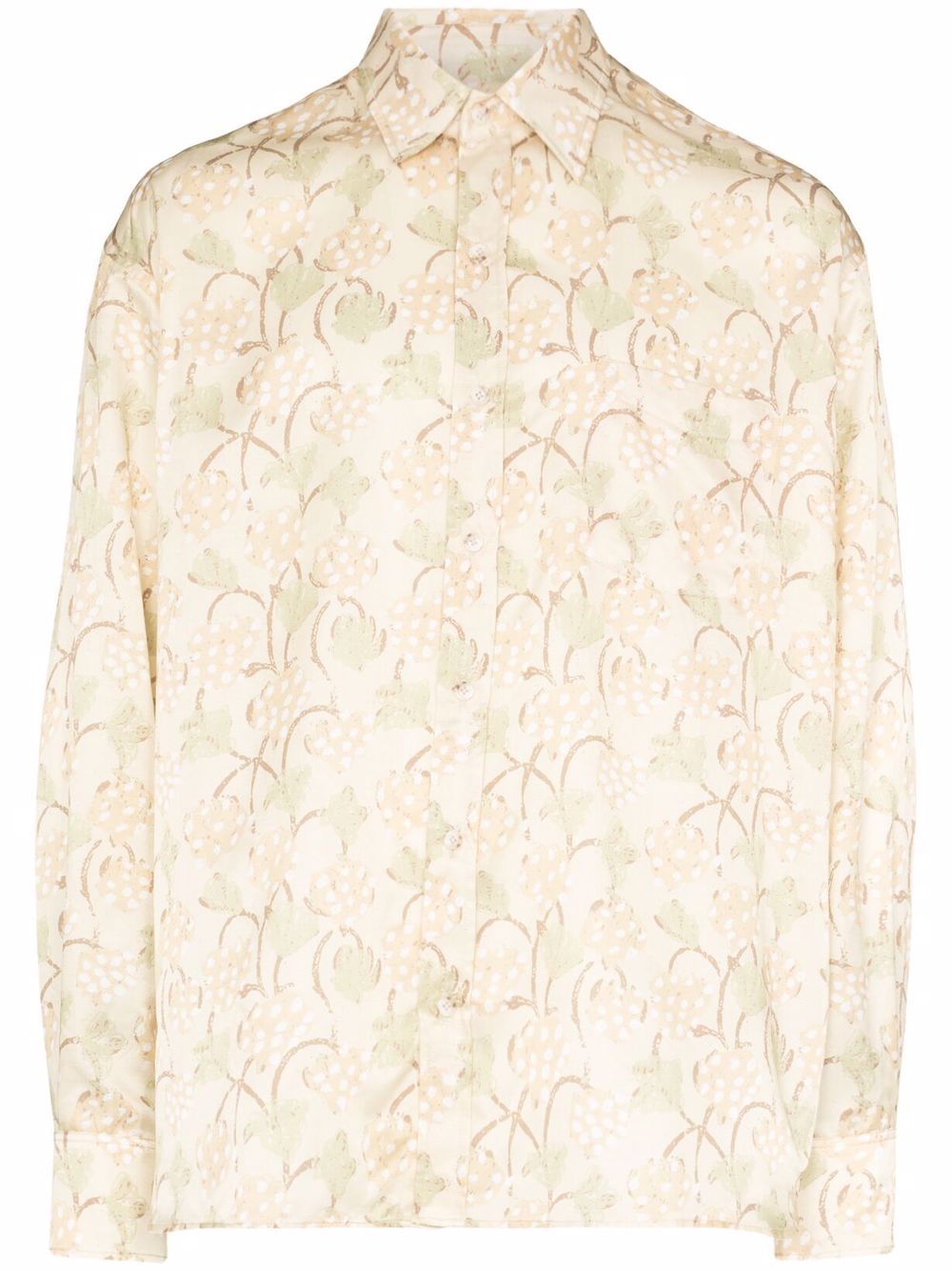 COMMAS Roman Vine-print shirt - Neutrals