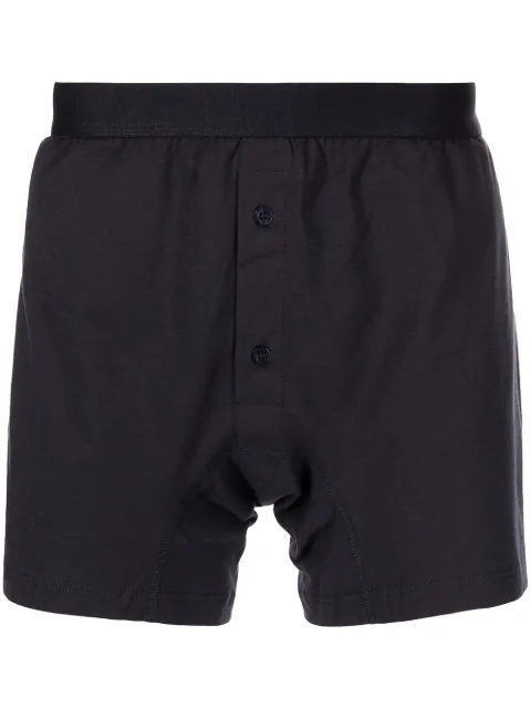 Comme Des Garçons Shirt front button detail boxers 