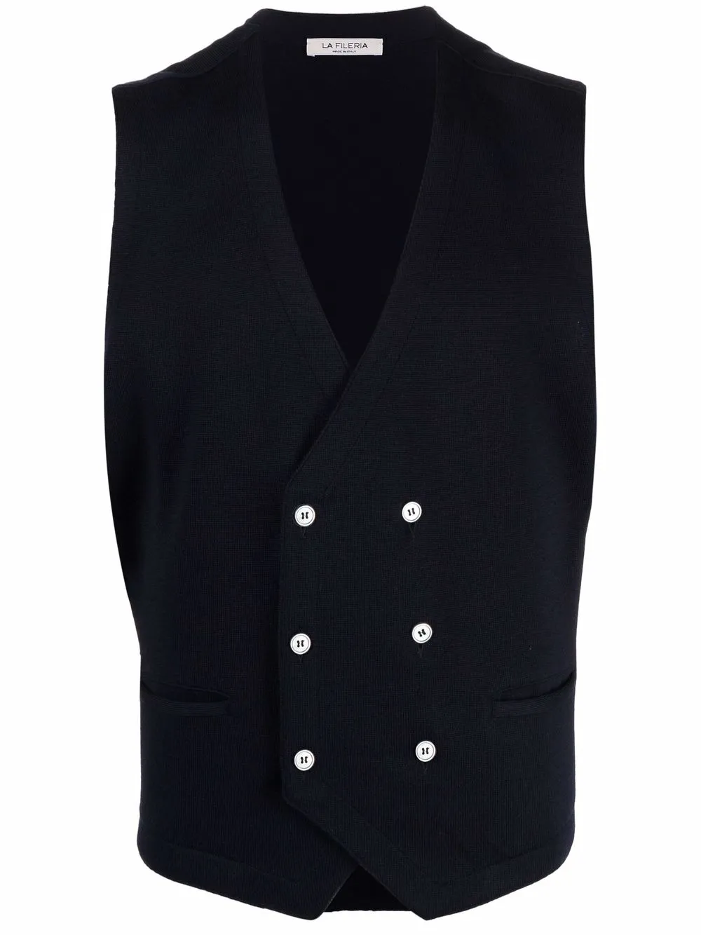 Fileria double-breasted jumper vest | Blue | Image 1