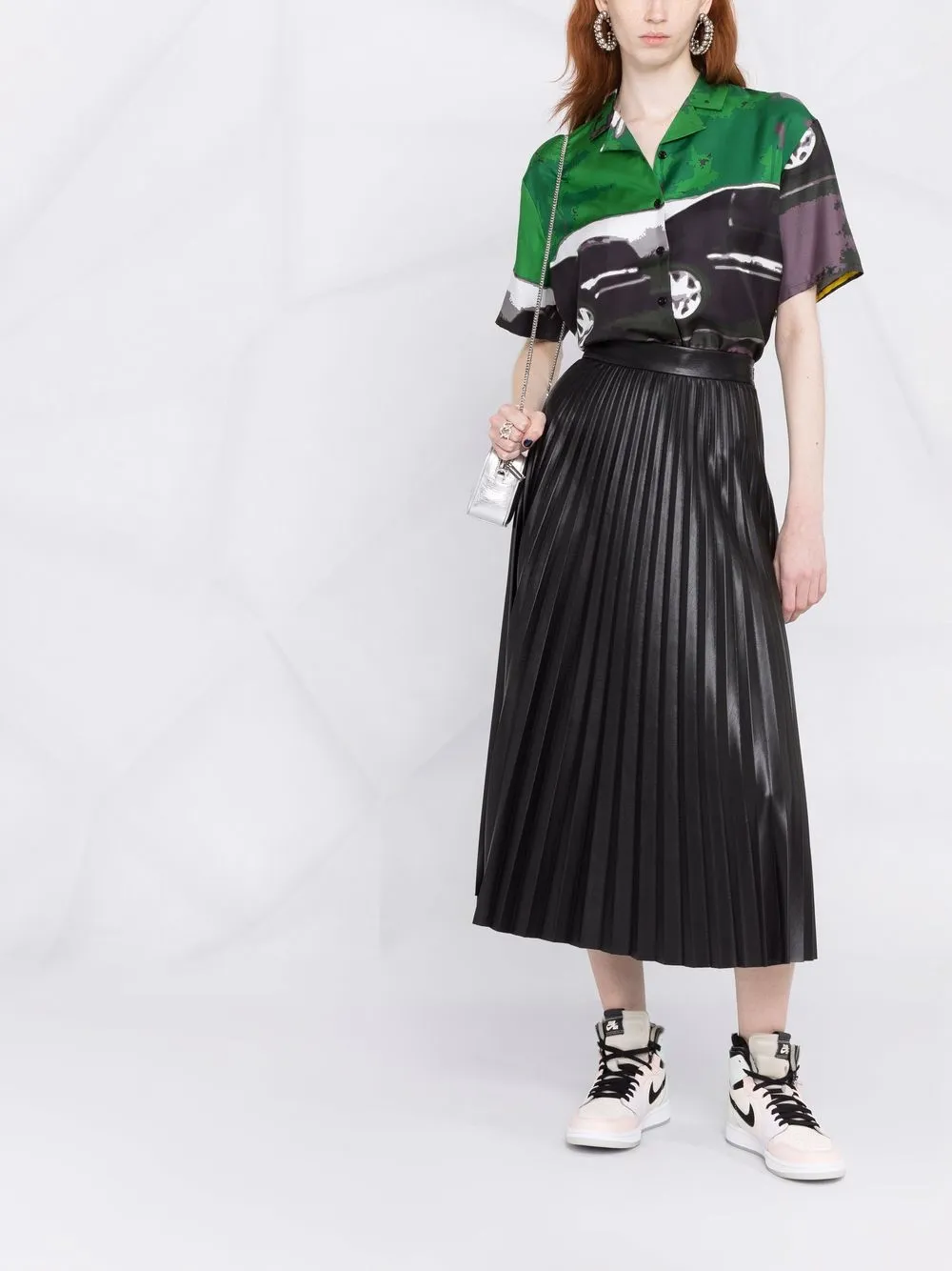 фото Boss плиссированная юбка миди