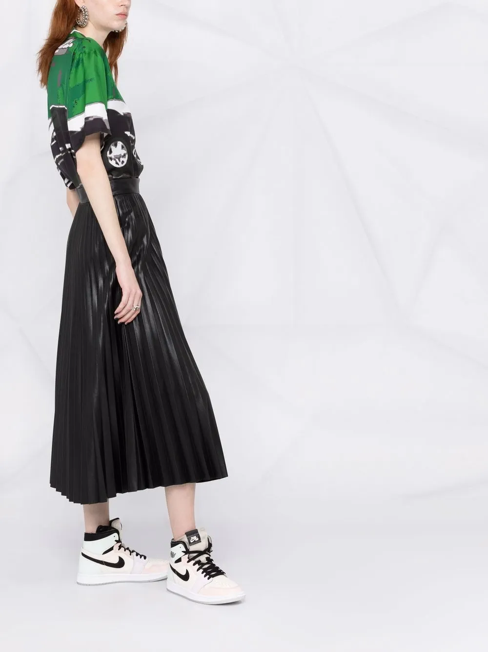 фото Boss плиссированная юбка миди