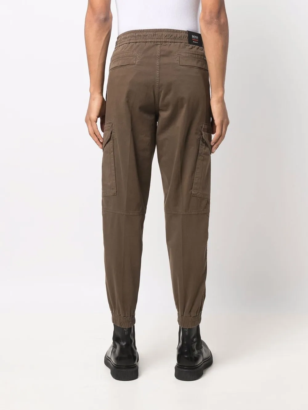 фото Boss брюки карго свободного кроя