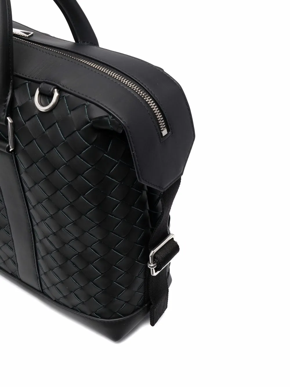 фото Bottega veneta сумка-тоут с плетеной отделкой