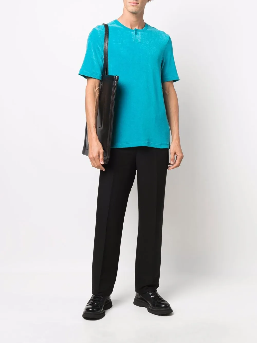 фото Bottega veneta рубашка без воротника