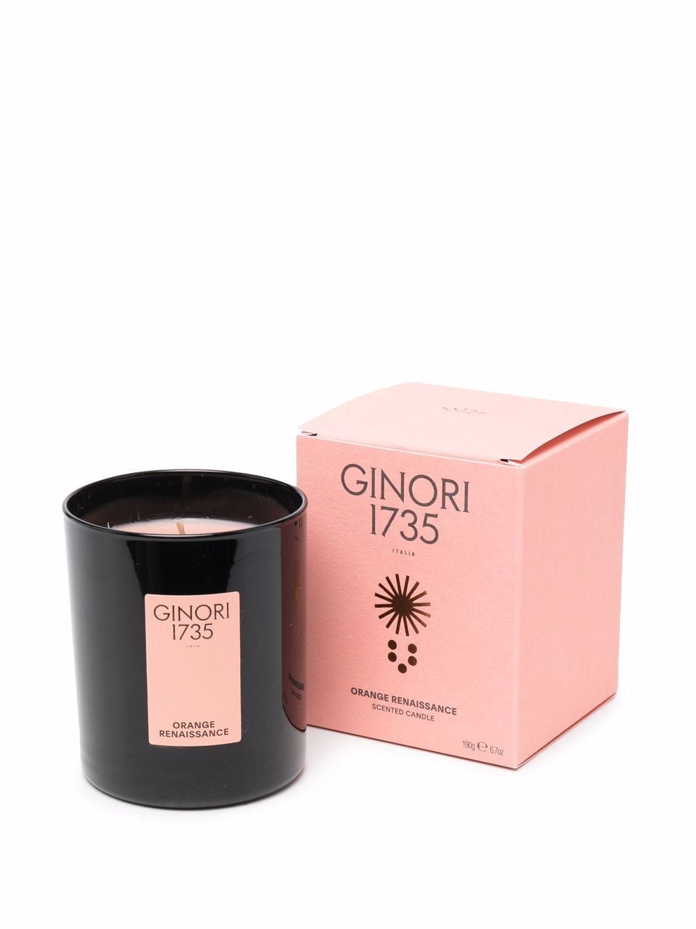 GINORI 1735 Kaars - Zwart