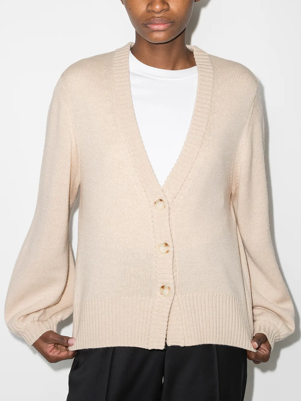 Image 2 of Lee Mathews Daisy V-neck cardigan