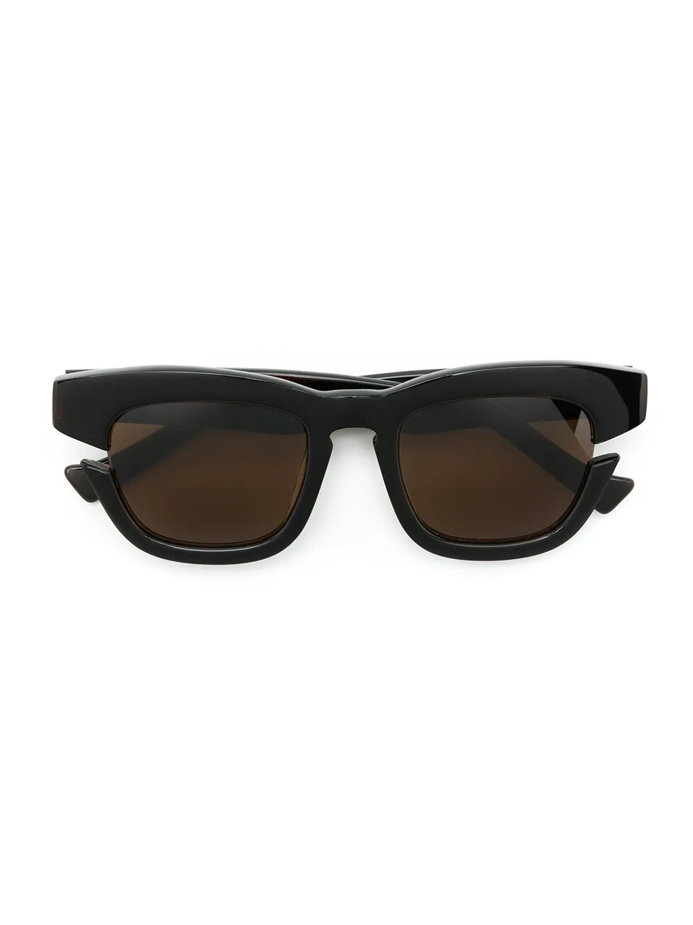 

Gloria Coelho tinted square-frame sunglasses - Brown