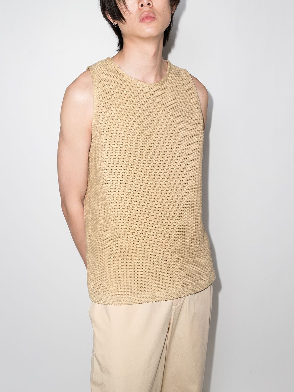 фото Commas waffle-knit tank top