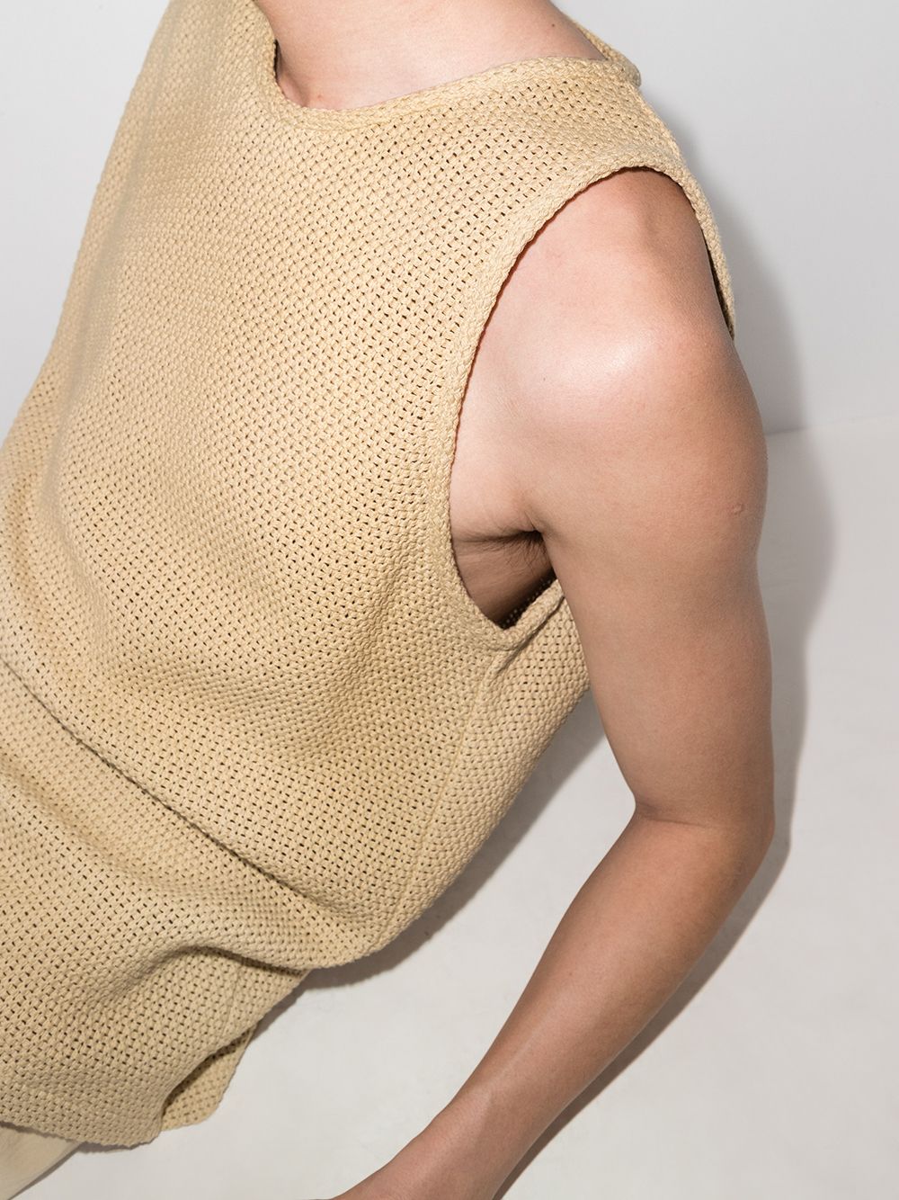 фото Commas waffle-knit tank top