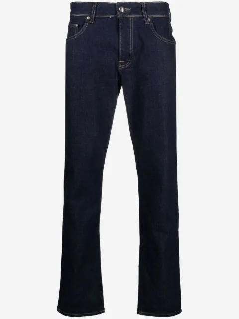 Hackett London jeans slim con tiro medio