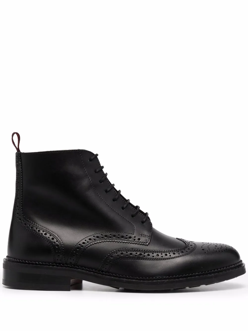 

HUGO lace-up leather boots - Black