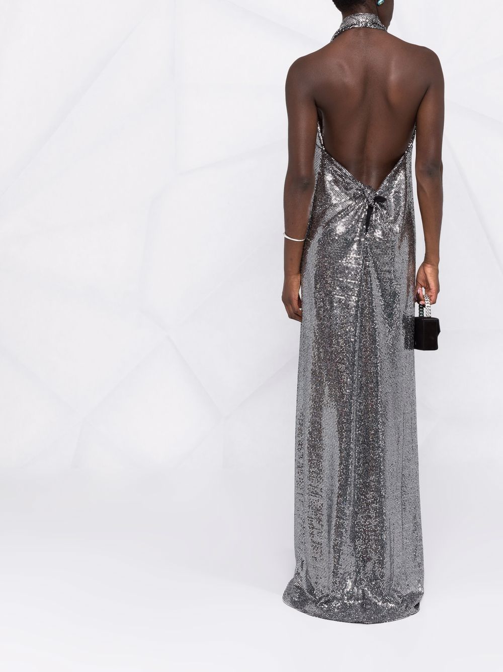 Shop Blanca Vita sequin long gown with Express Delivery - FARFETCH